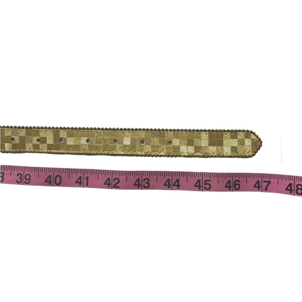 Elite Belt ~ Vintage Gold Belt ~ Measurements Pictured - Picture 8 of 16